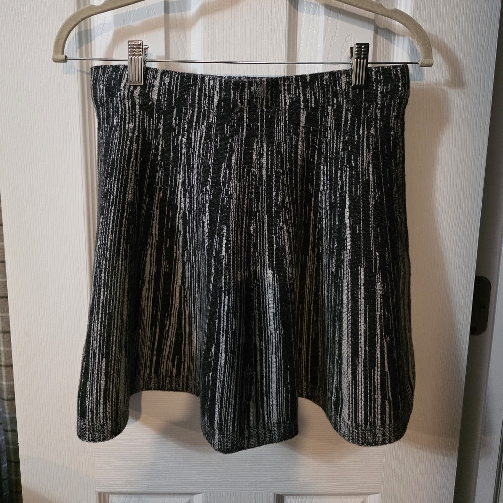 Candie's Black and White Skater Skirt